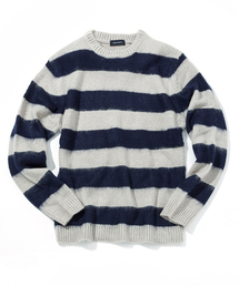 AMERICAN RAG CIE | AMERICAN RAG CIE モヘアボーダー長袖ニット / 109-AMG-M152-KN614(ニット/セーター)