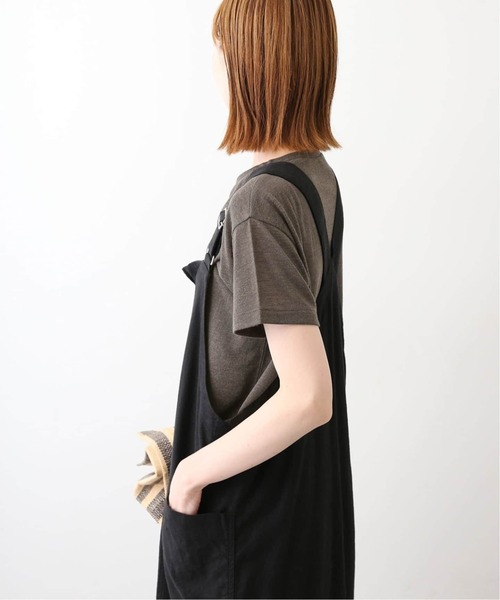 SLOBE IENA(スローブイエナ)の「《追加》スラブ5分袖TEE(Tシャツ/カットソー・レディース・スカイブルー/ピンク系その他/チャコールグレー/ホワイト・FREE)」の13枚目の写真