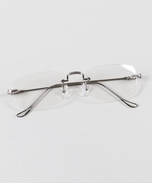 フレームレス/リムレスメガネ/韓国っぽギークシック/ユニセックス