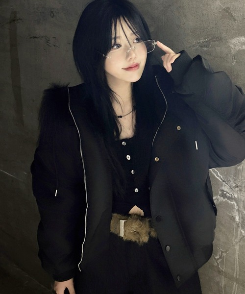 SPINNS（スピンズ）の「フレームレス/リムレスメガネ/韓国っぽギークシック/ユニセックス（メガネ・メンズ・ゴールド/シルバー・ONESIZE）」の7枚目の写真