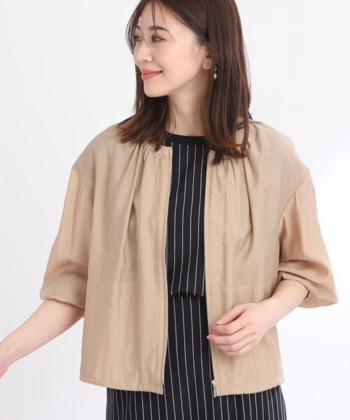 リフレクト 【洗える】春夏ジャケット　ブルゾン アウター Reflect｜【夏SALE/撥水/接触冷感/洗える/セットアップ可