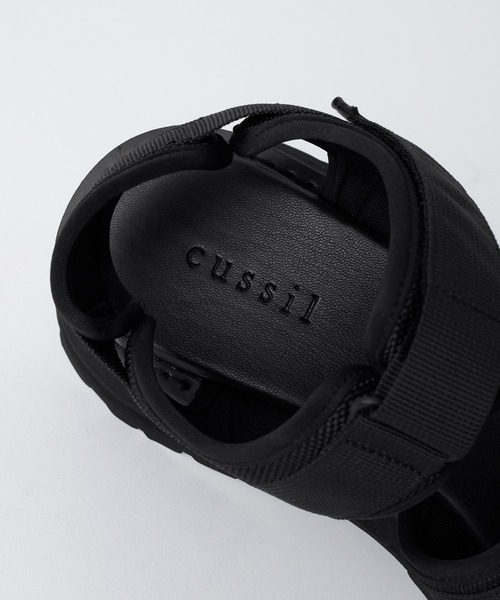 cussil(クシル)の「【cussil/クシル】【+6cm】ワイドトゥヘビーボリュームソールタッチストラップサンダル(サンダル・メンズ・ブラック・44/42/40)」の16枚目の写真