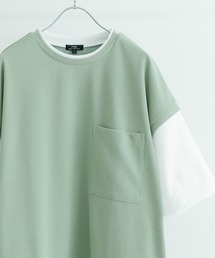 ITEMS URBANRESEARCH（アイテムズ アーバンリサーチ）の「『吸水速乾/UVカット』高機能サーマルフェイクレイヤードトップス（Tシャツ/カットソー・メンズ）」