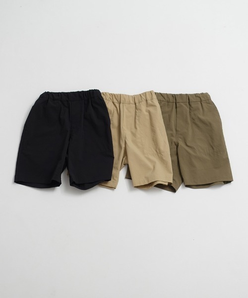 ARCH & LINE(アーチアンドライン)の「《環境配慮素材》GINGHAM SUCKER SHORTS ソロテックス 吸汗速乾 セットアップ対応(その他パンツ・キッズ・ベージュ/オリーブ/ブラック・2/1/3)」の6枚目の写真