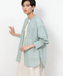 OPAQUE.CLIP | ≪GISELe6月号掲載≫ダブルポケットシアーシャツ【洗濯機洗い可】(シャツ/ブラウス)