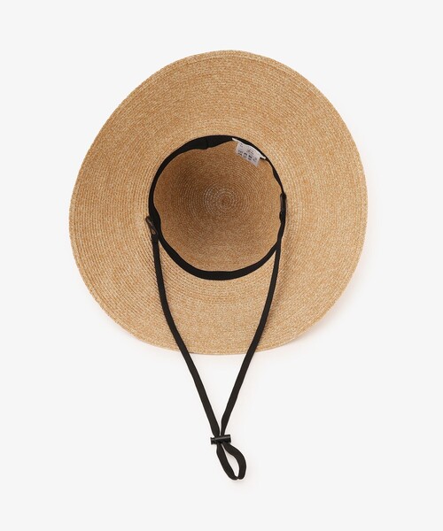 Afternoon Tea（アフタヌーンティー）の「ビッグリボンペーパーUVハット（ハット・レディース・ブラック/ライトブラウン/アイボリー・ONE SIZE）」の9枚目の写真