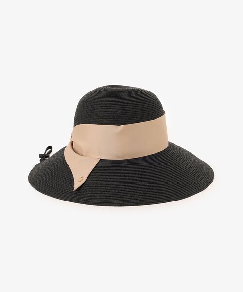 Afternoon Tea（アフタヌーンティー）の「ビッグリボンペーパーUVハット（ハット・レディース・ブラック/ライトブラウン/アイボリー・ONE SIZE）」の12枚目の写真