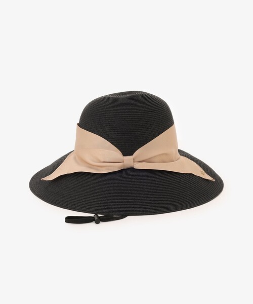 Afternoon Tea（アフタヌーンティー）の「ビッグリボンペーパーUVハット（ハット・レディース・ブラック/ライトブラウン/アイボリー・ONE SIZE）」の13枚目の写真