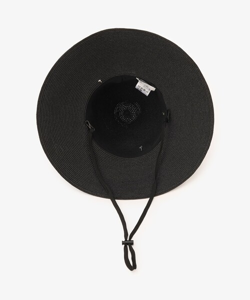 Afternoon Tea（アフタヌーンティー）の「ビッグリボンペーパーUVハット（ハット・レディース・ブラック/ライトブラウン/アイボリー・ONE SIZE）」の16枚目の写真