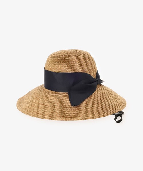 Afternoon Tea（アフタヌーンティー）の「ビッグリボンペーパーUVハット（ハット・レディース・ブラック/ライトブラウン/アイボリー・ONE SIZE）」の17枚目の写真