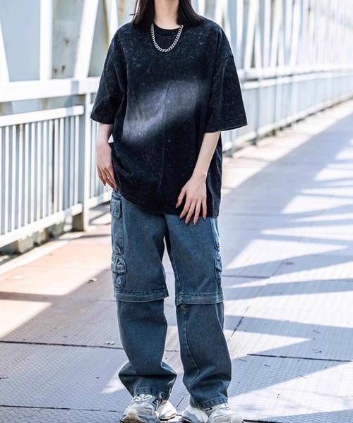 ビッグシルエット ヴィンテージデザイン TシャツWO24S4TP03【WB ORIGINALS】（Tシャツ/カットソー）｜WESTBOY（ウエストボーイ）