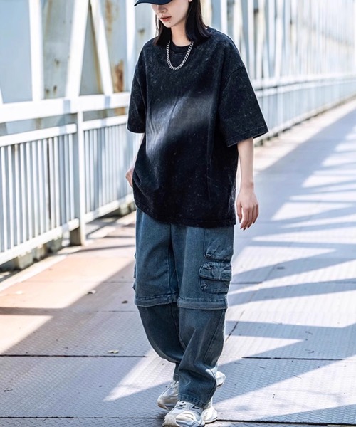 ビッグシルエット ヴィンテージデザイン TシャツWO24S4TP03【WB ORIGINALS】（Tシャツ/カットソー）｜WESTBOY（ウエストボーイ）