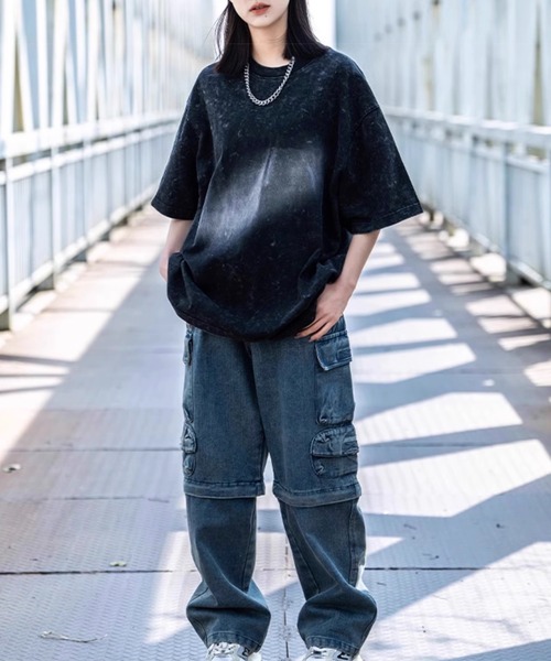 ビッグシルエット ヴィンテージデザイン TシャツWO24S4TP03【WB ORIGINALS】（Tシャツ/カットソー）｜WESTBOY（ウエストボーイ）