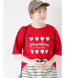ehka sopo | ◎ハートプリントTシャツ(Tシャツ/カットソー)