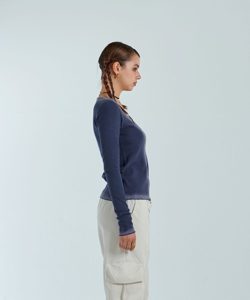 ダブルジップカーディガン