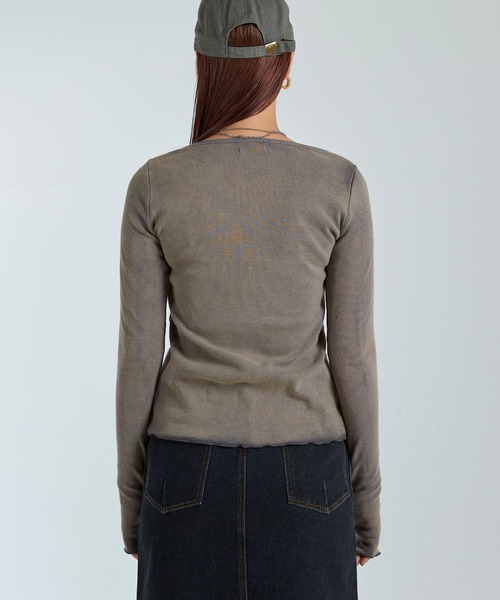 ダブルジップカーディガン