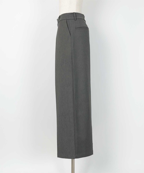 センタープレスタックワイドパンツ（スラックス）｜ur's（ユアーズ）