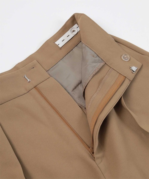 センタープレスタックワイドパンツ（スラックス）｜ur's（ユアーズ）