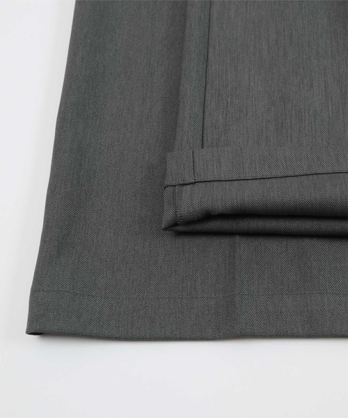 センタープレスタックワイドパンツ（スラックス）｜ur's（ユアーズ）