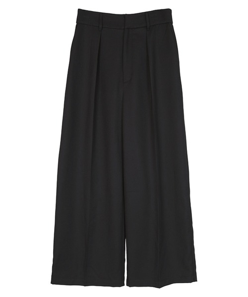 センタープレスタックワイドパンツ（スラックス）｜ur's（ユアーズ）