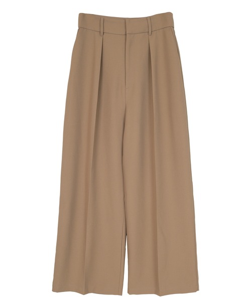 センタープレスタックワイドパンツ（スラックス）｜ur's（ユアーズ）