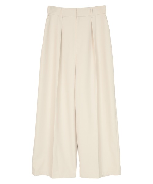 センタープレスタックワイドパンツ（スラックス）｜ur's（ユアーズ）