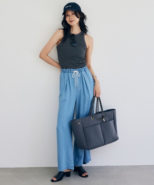 BARNYARDSTORM（バンヤードストーム）の「BARNYARDSTORM / アメスリタンク【WEB限定カラー】（タンクトップ・レディース・オフホワイト/チャコール/グレー/ブラウン/ブラック/ホワイト・FREE）」の9枚目の写真