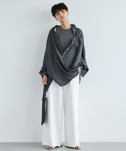 BARNYARDSTORM（バンヤードストーム）の「BARNYARDSTORM / アメスリタンク【WEB限定カラー】（タンクトップ・レディース・オフホワイト/チャコール/グレー/ブラウン/ブラック/ホワイト・FREE）」の20枚目の写真