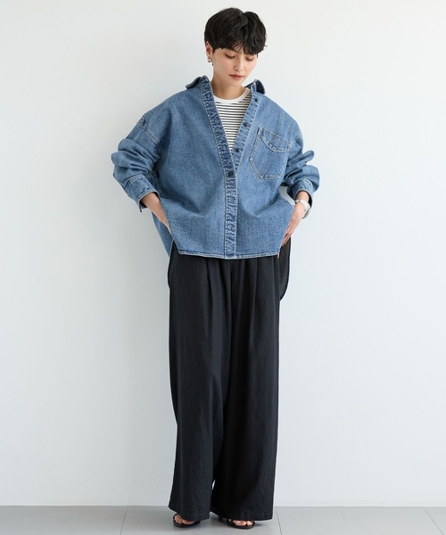 BARNYARDSTORM（バンヤードストーム）の「BARNYARDSTORM / アメスリタンク【WEB限定カラー】（タンクトップ・レディース・オフホワイト/チャコール/グレー/ブラウン/ブラック/ホワイト・FREE）」の12枚目の写真