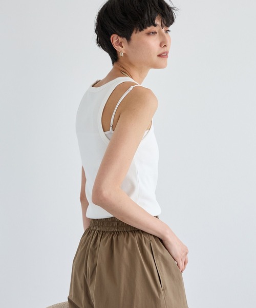 BARNYARDSTORM（バンヤードストーム）の「BARNYARDSTORM / アメスリタンク【WEB限定カラー】（タンクトップ・レディース・オフホワイト/チャコール/グレー/ブラウン/ブラック/ホワイト・FREE）」の18枚目の写真