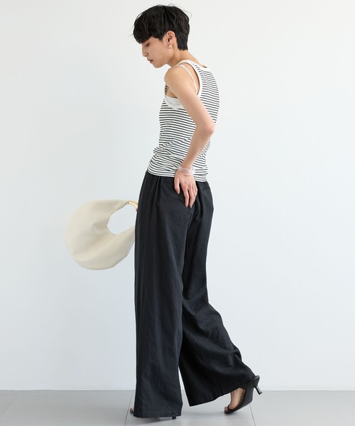 BARNYARDSTORM（バンヤードストーム）の「BARNYARDSTORM / アメスリタンク【WEB限定カラー】（タンクトップ・レディース・オフホワイト/チャコール/グレー/ブラウン/ブラック/ホワイト・FREE）」の7枚目の写真