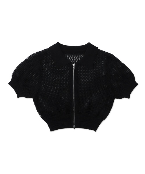 WEGO(ウィゴー)の「WEGO/WZIPニットカーデ(カーディガン/ボレロ・レディース・ブラック/ホワイト/ブルー/ホワイト系その他5・FREE)」の22枚目の写真