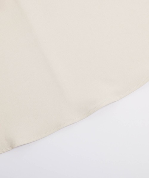 AMELY（エミリー）の「リボンショルダーワンピース（ワンピース・レディース・ベージュ/ネイビー/ブラック・M/L）」の6枚目の写真