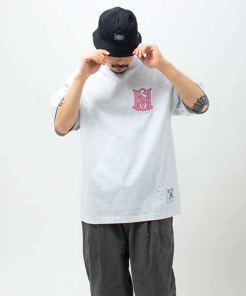 MFC STORE（エムエフシーストア）の「MFC STORE ORIGINAL MS OUTLINE S/S TEE（Tシャツ/カットソー・メンズ・ブラック/アッシュ/ネイビー/ホワイト・S/M/L/XL）」の3枚目の写真