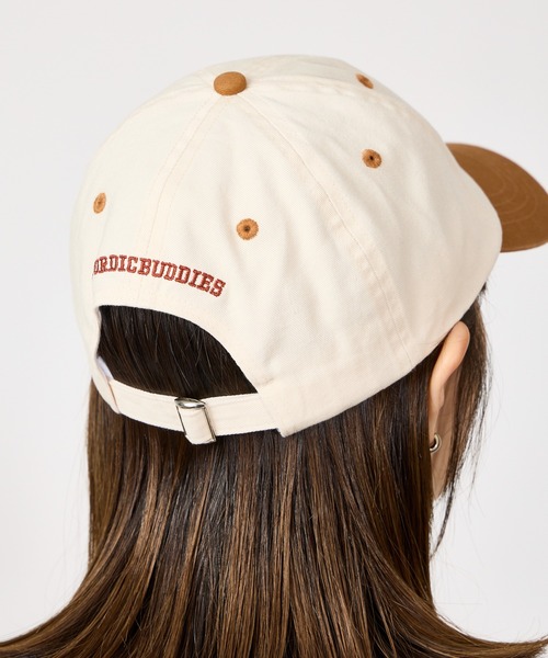 MOOMIN(ムーミン)の「MOOMIN / ムーミン ダブルカラー キャップ DOUBLEcolorcap NBJ(キャップ・レディース・ベージュ/グリーン・FREE)」の6枚目の写真