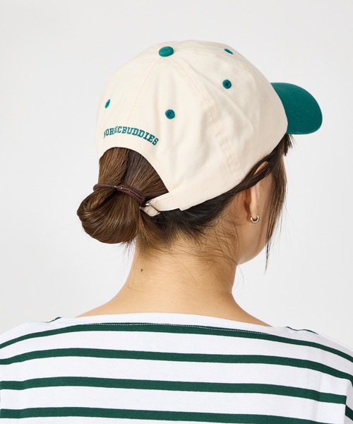 MOOMIN(ムーミン)の「MOOMIN / ムーミン ダブルカラー キャップ DOUBLEcolorcap NBJ(キャップ・レディース・ベージュ/グリーン・FREE)」の8枚目の写真
