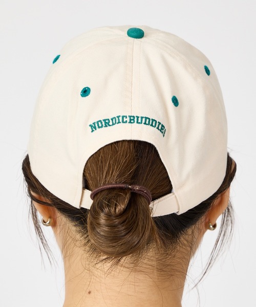 MOOMIN(ムーミン)の「MOOMIN / ムーミン ダブルカラー キャップ DOUBLEcolorcap NBJ(キャップ・レディース・ベージュ/グリーン・FREE)」の9枚目の写真