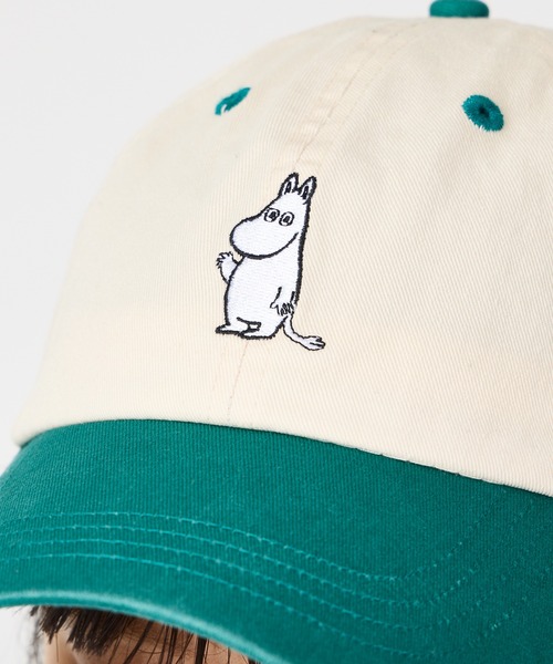 MOOMIN(ムーミン)の「MOOMIN / ムーミン ダブルカラー キャップ DOUBLEcolorcap NBJ(キャップ・レディース・ベージュ/グリーン・FREE)」の10枚目の写真
