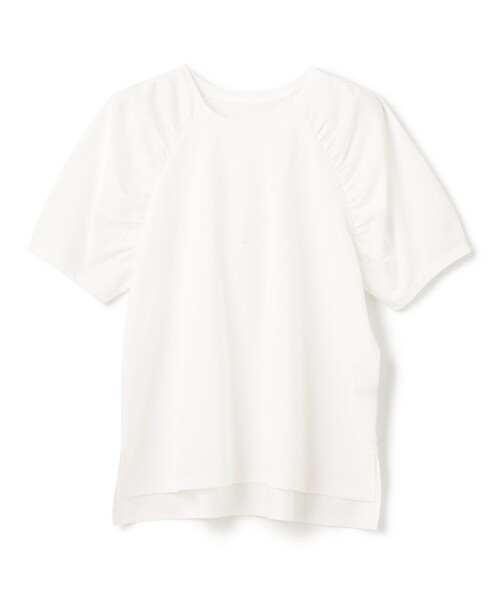 UNFILO(アンフィーロ)の「ショルダーギャザーT(Tシャツ/カットソー・レディース・ブラック系/スカイブルー系/ホワイト系/グレー系・SMALL/MEDIUM/LARGE)」の19枚目の写真