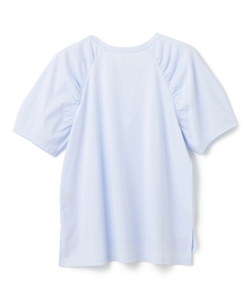 UNFILO(アンフィーロ)の「ショルダーギャザーT(Tシャツ/カットソー・レディース・ブラック系/スカイブルー系/ホワイト系/グレー系・SMALL/MEDIUM/LARGE)」の13枚目の写真