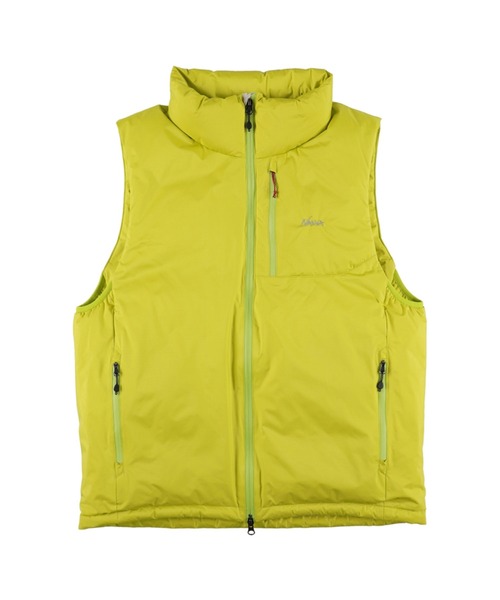 NANGA（ナンガ）の「AURORA TEX STAND COLLAR DOWN VEST/オーロラステックス スタンドカラーダウンベスト（ダウンベスト・メンズ・ブラック/ブラウン系その他/グレー系その他/ベージュ/ライム・S/M/L/XL/XXL）」の5枚目の写真