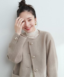 natural couture テーラードジャケット ブラウン natural couture｜ナチュラルクチュールのテーラードジャケット