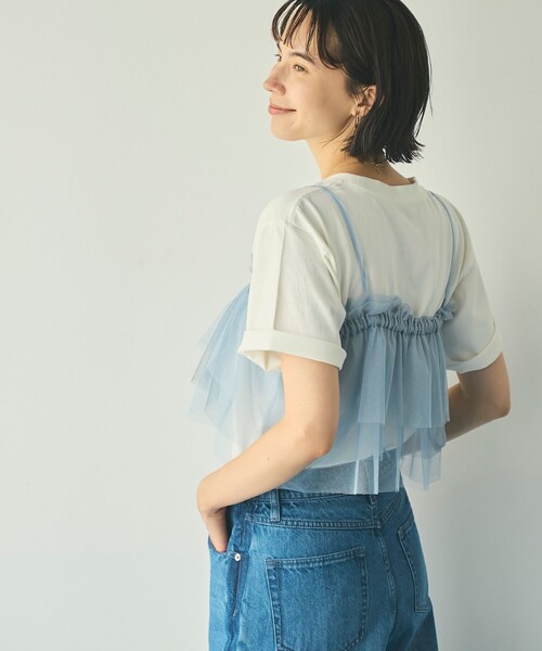 coen(コーエン)の「マルチWAYラメチュールフリルカラートップス(その他トップス・レディース・ブラック/ナチュラル/ライトブルー・FREE)」の17枚目の写真