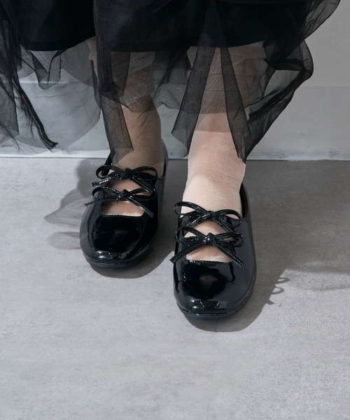 セール】【MAISON BREEZE reveur】≪新色追加≫double ribbon pumps
