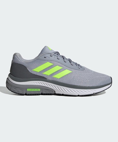 adidas(アディダス)の「CLOUDFOAM WALK / アディダス adidas(スニーカー・メンズ・ブラック×イエロー/ブラック×ブルー/シルバー・27.0cm/26.0cm/25.0cm/28.5cm/27.5cm/26.5cm/25.5cm/24.5cm/29.0cm/28.0cm)」の3枚目の写真