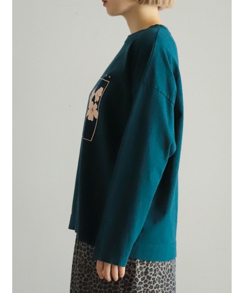 FIL DE FER(フィルデフェール)の「BI-COLOR FLOWERS PT クルーネックTEE(Tシャツ/カットソー・レディース・ホワイト/イエロー/グリーン・FREE)」の17枚目の写真