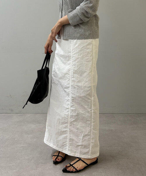 SHENERY（シーナリー）の「ワッシャーナイロンタイトスカート（スカート・レディース・グレー系その他/ホワイト・38/36）」の17枚目の写真