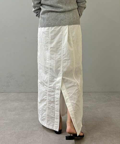 SHENERY（シーナリー）の「ワッシャーナイロンタイトスカート（スカート・レディース・グレー系その他/ホワイト・38/36）」の18枚目の写真