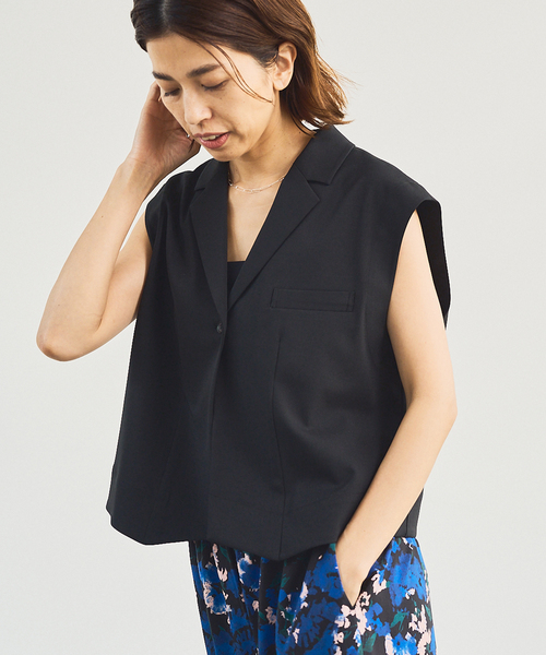 IENA（イエナ）の「ラペルドショートジレ（ベスト）」 - WEAR