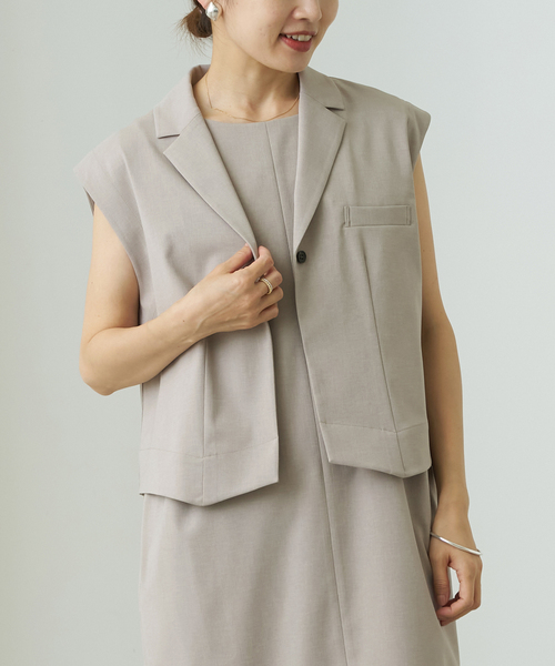 IENA（イエナ）の「ラペルドショートジレ（ベスト）」 - WEAR
